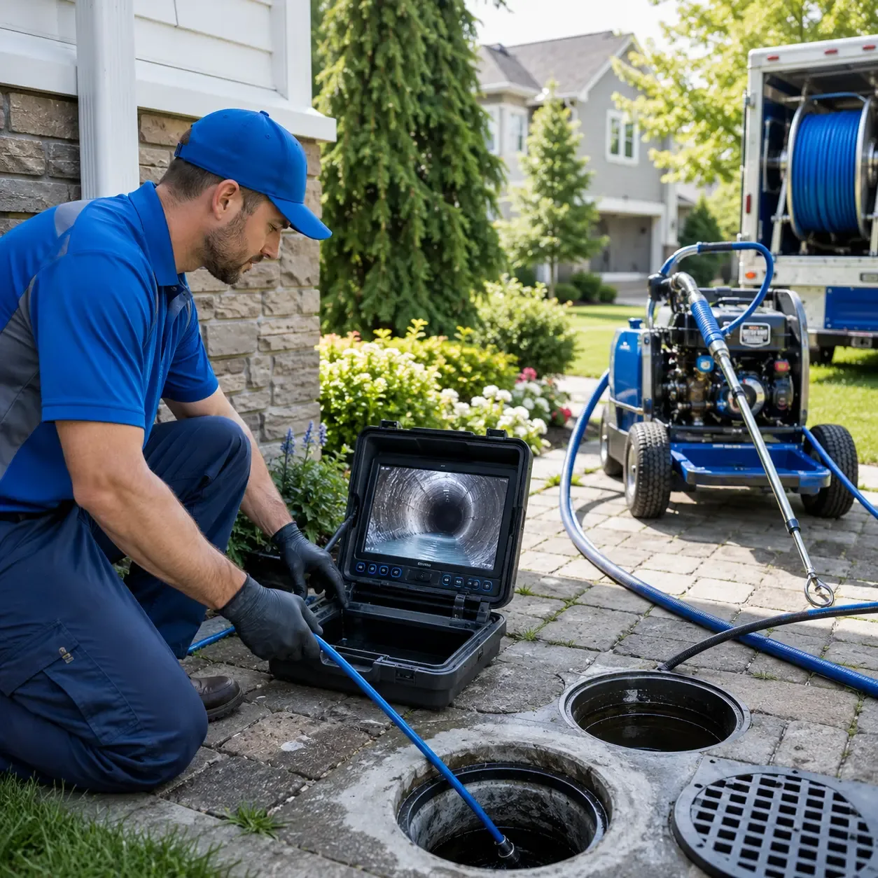 Outdoor drain cleaning professionals serving White Hall, AR